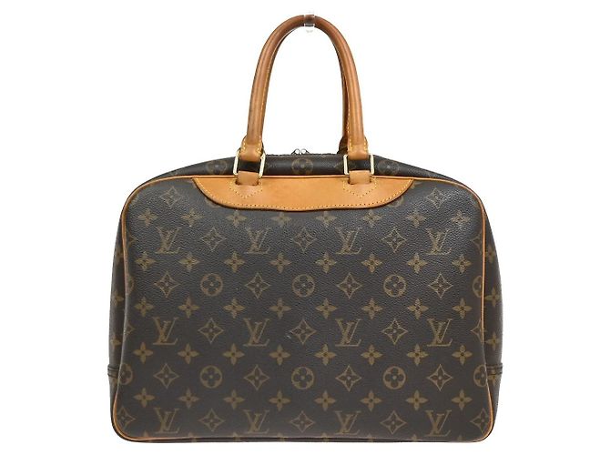 Borsa Louis Vuitton Deauville in Tela Monogram Standard - vista 4