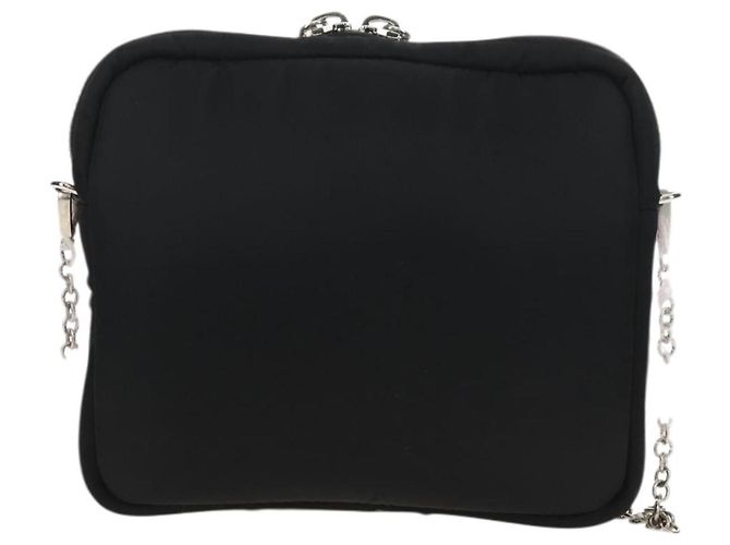 Borsa a Spalla con Catena PRADA in Pelliccia Rosa Argento 184728SAM - vista 2