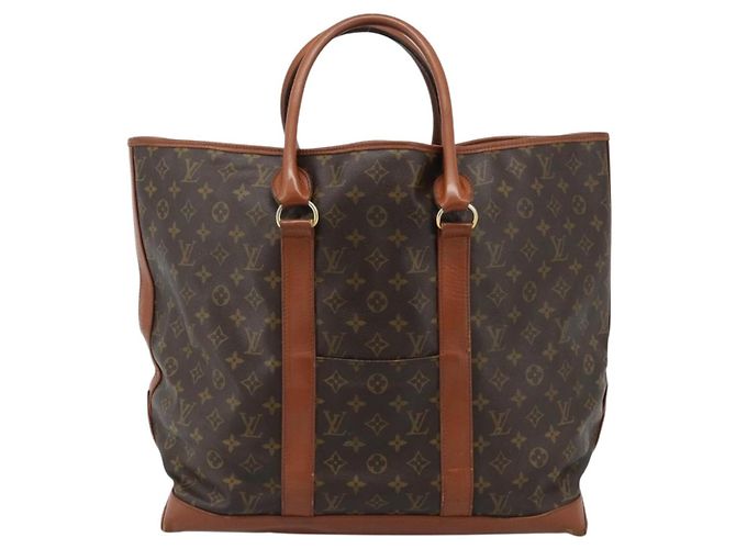 LOUIS VUITTON Monogram Sac Weekend GM Tote Bag M42420 LV Auth 184205 Monogramma - vista 13