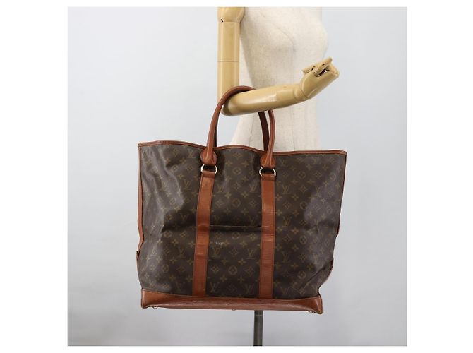 LOUIS VUITTON Monogram Sac Weekend GM Tote Bag M42420 LV Auth 184205 Monogramma - vista 21