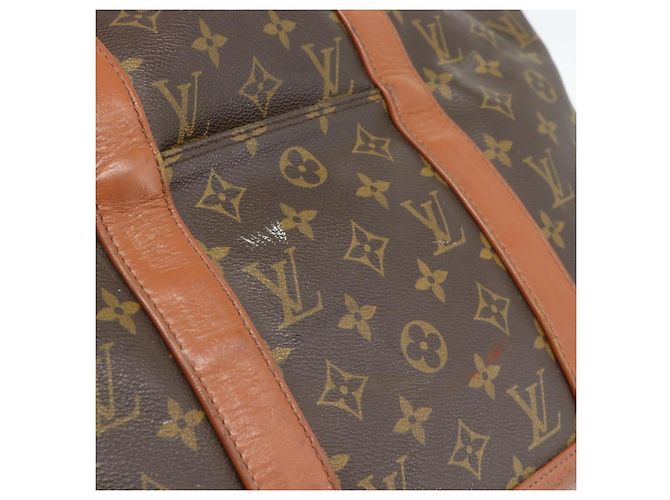 LOUIS VUITTON Monogram Sac Weekend GM Tote Bag M42420 LV Auth 184205 Monogramma - vista 9