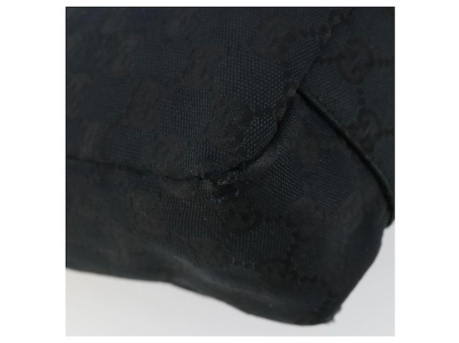 Borsa a tracolla GUCCI GG Canvas Nera Argento 145859 Auth ka4704 Nero - vista 16