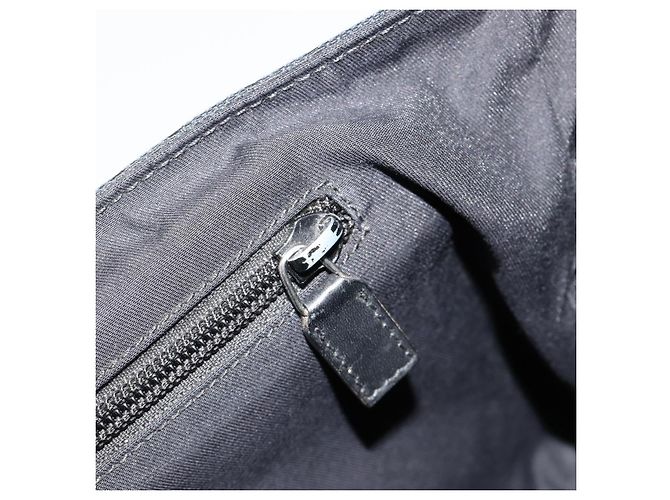 Borsa a tracolla GUCCI GG Canvas Nera Argento 145859 Auth ka4704 Nero - vista 21