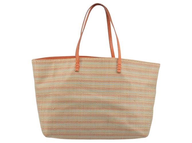 FENDI Tote Bag Leder Rosa Silber Auth ti3978 Pink - Ansicht 2