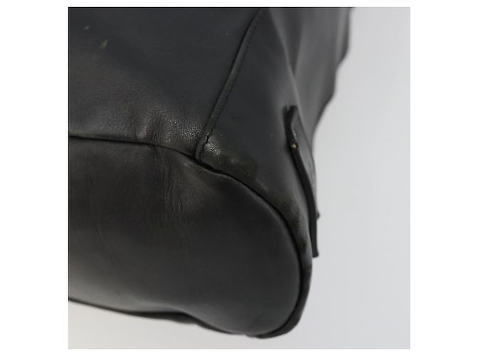 Borsa a tracolla GUCCI in pelle nera argento 90647 Auth bs35337 Nero - vista 14