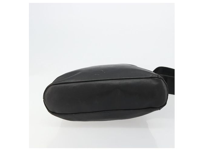 Borsa a tracolla GUCCI in pelle nera argento 90647 Auth bs35337 Nero - vista 5