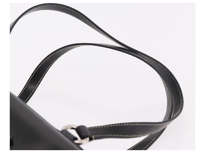Borsa a Spalla PRADA Nylon Nero Argento Auth 185658SAM - vista 14