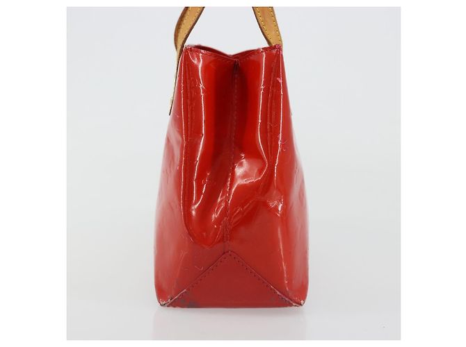 LOUIS VUITTON Monogram Vernis Reade PM Hand Bag Red Rouge M91088 LV Auth ar13936 Rosso - vista 3