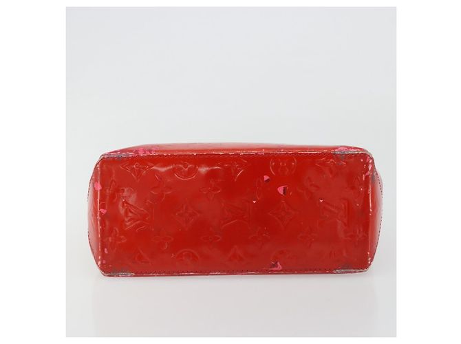 LOUIS VUITTON Monogram Vernis Reade PM Hand Bag Red Rouge M91088 LV Auth ar13936 Rosso - vista 7