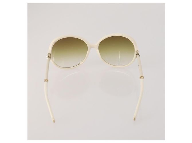 Chloé Gafas de sol Chloe de plástico 3 Set Brown White Auth BA13058 Castaño Blanco - vista 3