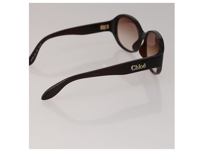 Chloé Gafas de sol Chloe de plástico 3 Set Brown White Auth BA13058 Castaño Blanco - vista 9