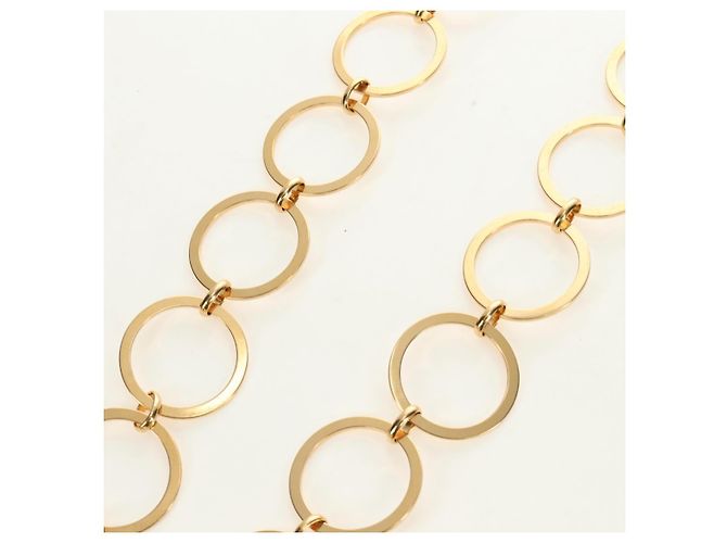 Collana Miu Miu metallo Gold Tone Auth 184634SAM - vista 4