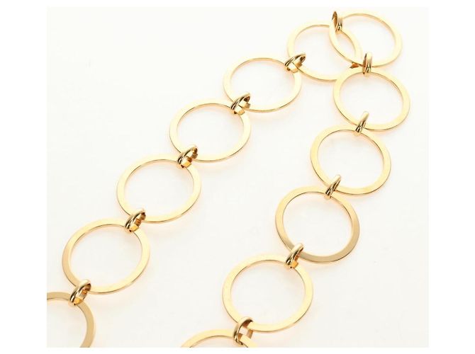 Collana Miu Miu metallo Gold Tone Auth 184634SAM - vista 5