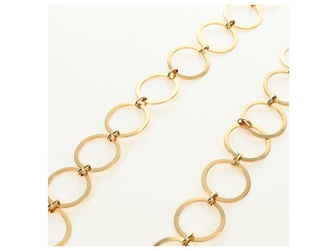Collana Miu Miu metallo Gold Tone Auth 184634SAM - vista 8