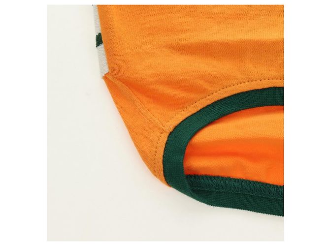 Camisa para mascota GUCCI Algodón Naranja Auth 183132M - vista 11