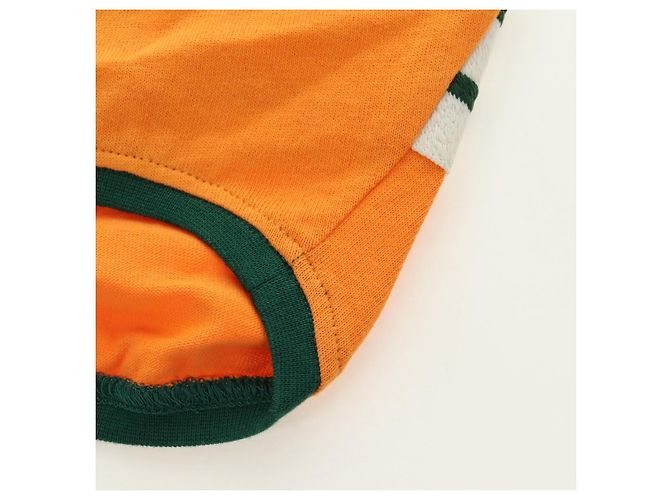 Camisa para mascota GUCCI Algodón Naranja Auth 183132M - vista 12