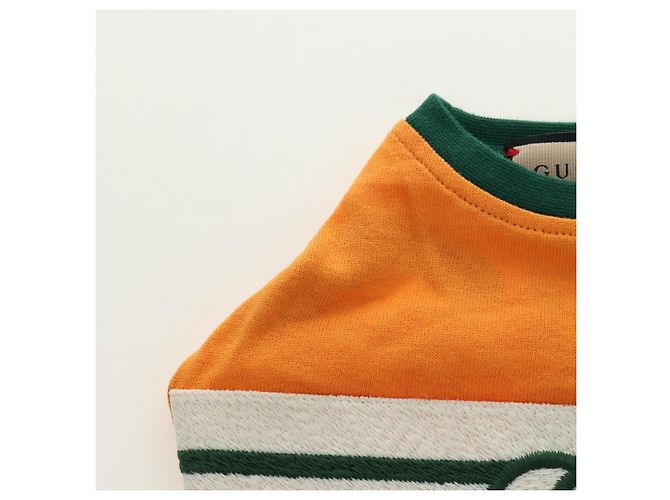 Camisa para mascota GUCCI Algodón Naranja Auth 183132M - vista 3