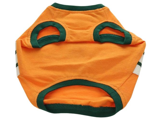Camisa para mascota GUCCI Algodón Naranja Auth 183132M - vista 8