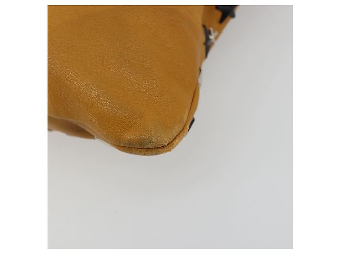 Clutch Jimmy Choo in pelle marrone argento Auth BA13325 - vista 15