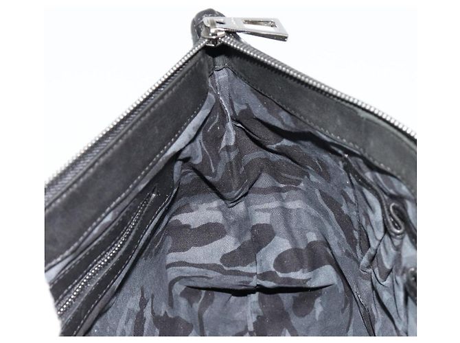 Clutch Jimmy Choo in pelle marrone argento Auth BA13325 - vista 18
