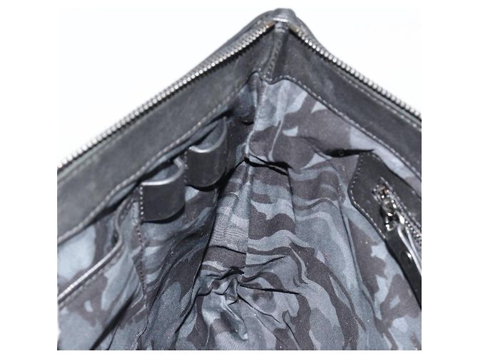 Clutch Jimmy Choo in pelle marrone argento Auth BA13325 - vista 19