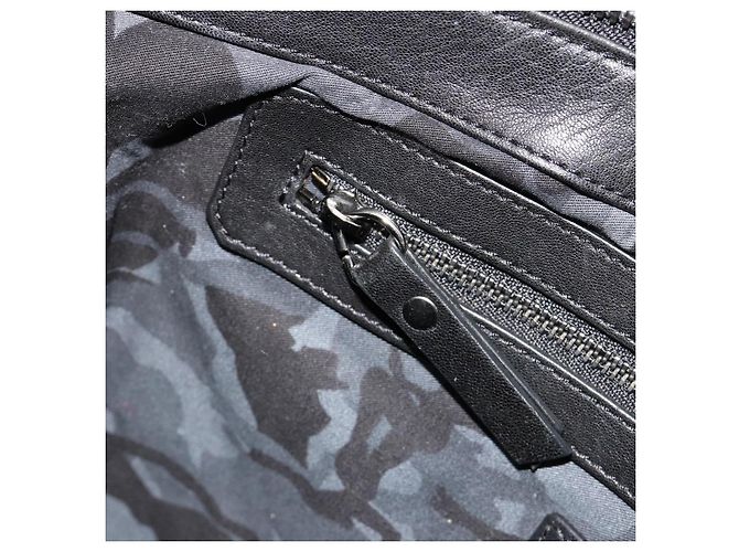 Clutch Jimmy Choo in pelle marrone argento Auth BA13325 - vista 20
