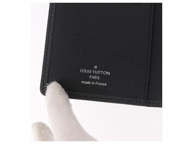 LOUIS VUITTON Agenda Taiga Poche Note Cover Ardoise R20425 LV Auth BA13323V Grigio - vista 17