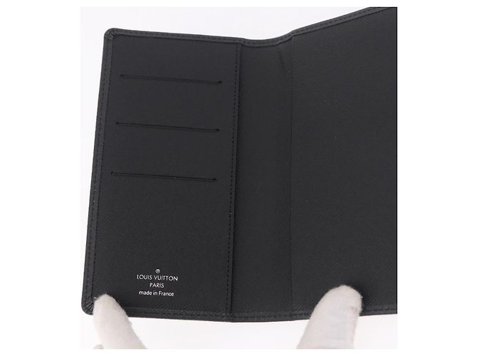 LOUIS VUITTON Agenda Taiga Poche Note Cover Ardoise R20425 LV Auth BA13323V Grigio - vista 18