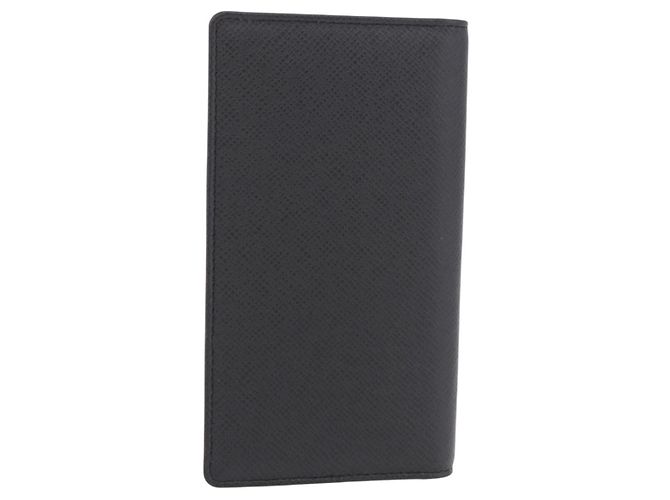 LOUIS VUITTON Agenda Taiga Poche Note Cover Ardoise R20425 LV Auth BA13323V Grigio - vista 2