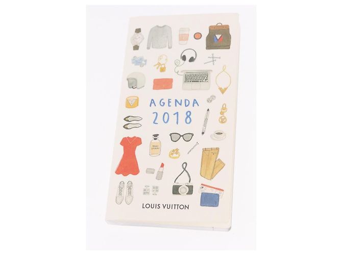 LOUIS VUITTON Agenda Taiga Poche Note Cover Ardoise R20425 LV Auth BA13323V Grigio - vista 20
