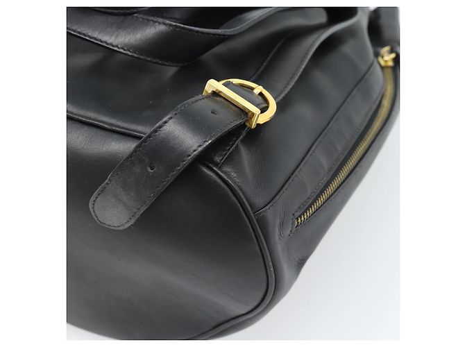 Zaino Salvatore Ferragamo in pelle nero e oro Auth bs35571 D'oro - vista 17