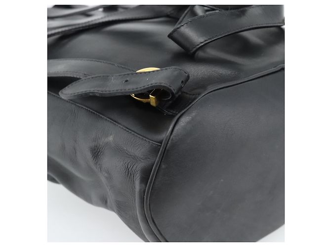 Zaino Salvatore Ferragamo in pelle nero e oro Auth bs35571 D'oro - vista 18