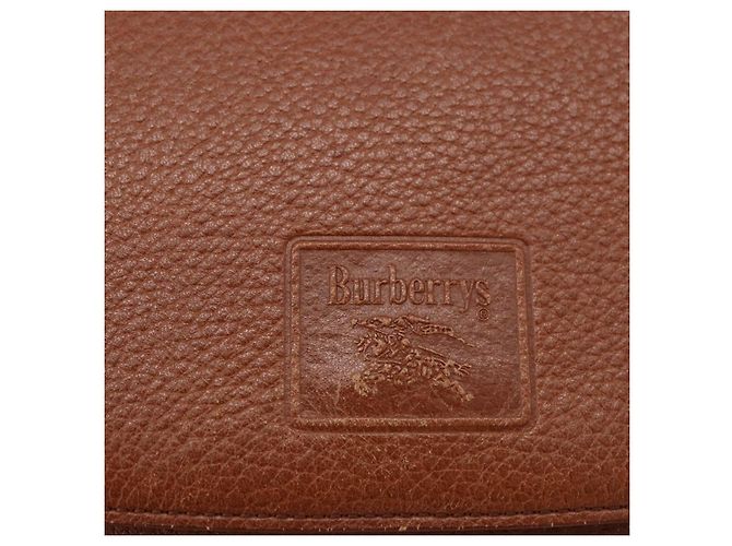 Borsa a tracolla Burberry in pelle marrone oro Auth ep14772 D'oro - vista 17