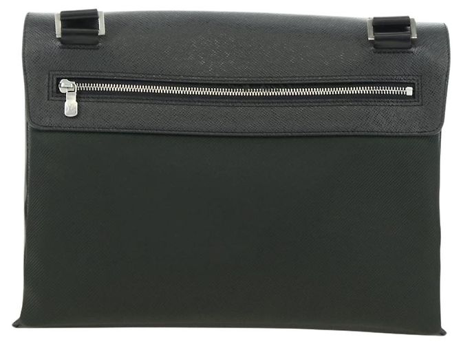 LOUIS VUITTON Taiga Saratov GM Shoulder Bag Ardoise M30882 LV Auth am11814V Grigio - vista 2