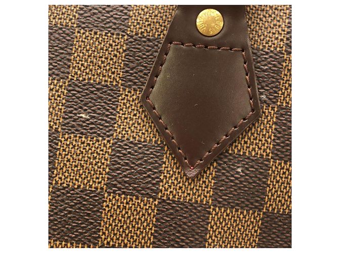 Borsa Boston Louis Vuitton Damier Speedy 25cm Damier ebene - vista 4