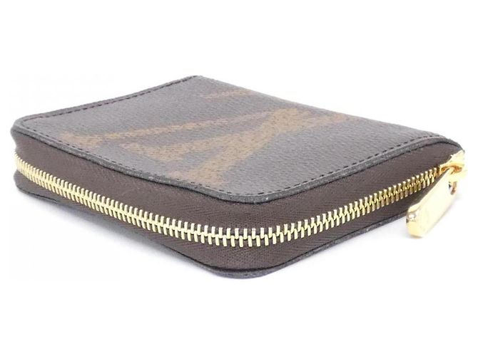 Monogram Giant Zippy de Louis Vuitton Portafolio de Monedas Castaño - vista 3