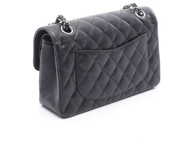 Borsa a Spalla Chanel Matelassé Double Flap Nero - vista 2