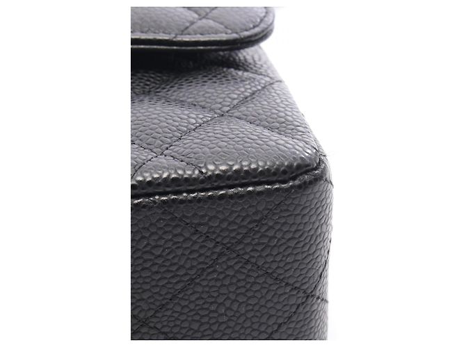 Borsa a Spalla Chanel Matelassé Double Flap Nero - vista 8