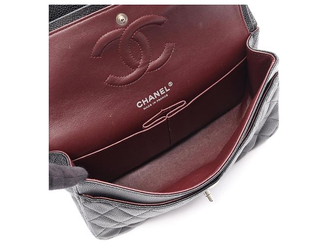 Borsa a Spalla Chanel Matelassé Double Flap Nero - vista 3