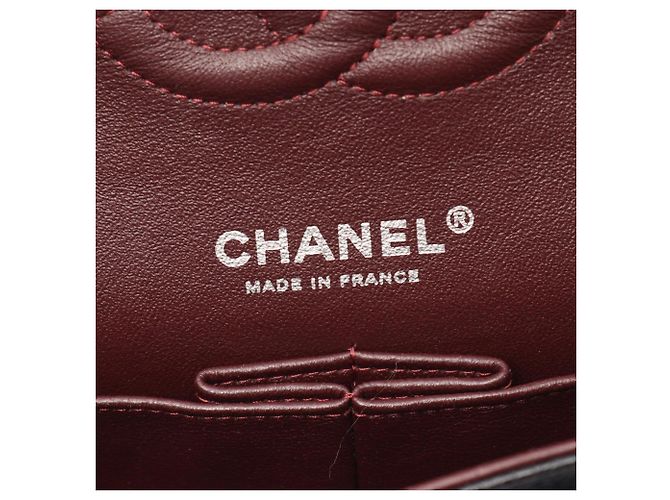 Borsa a Spalla Chanel Matelassé Double Flap Nero - vista 4
