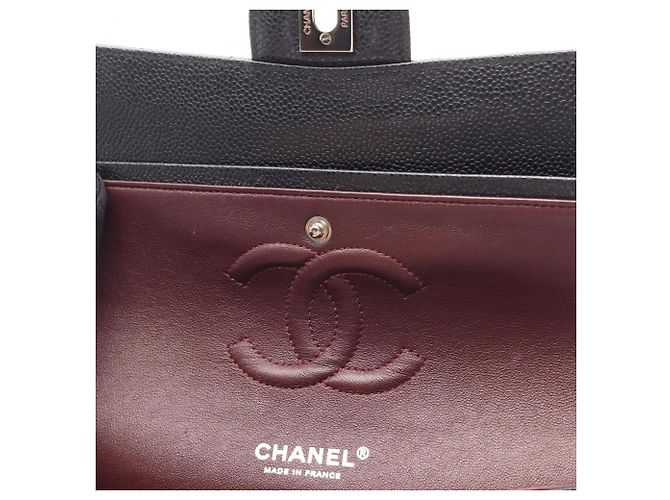 Borsa a Spalla Chanel Matelassé Double Flap Nero - vista 6