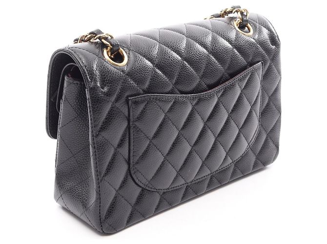 Borsa a tracolla Chanel Matelassé Double Flap Nero - vista 2