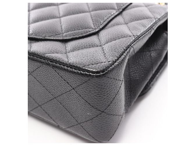 Borsa a tracolla Chanel Matelassé Double Flap Nero - vista 7