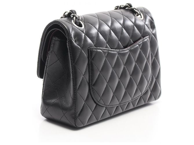 Borsa a tracolla Chanel Matelassé Double Flap Nero - vista 2
