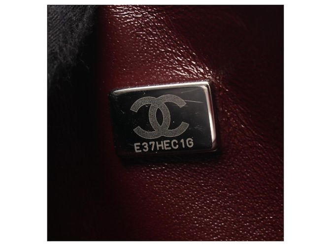 Borsa a tracolla Chanel Matelassé Double Flap Nero - vista 5