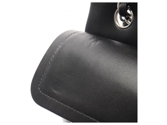 Borsa a tracolla Chanel Matelassé Double Flap Nero - vista 6