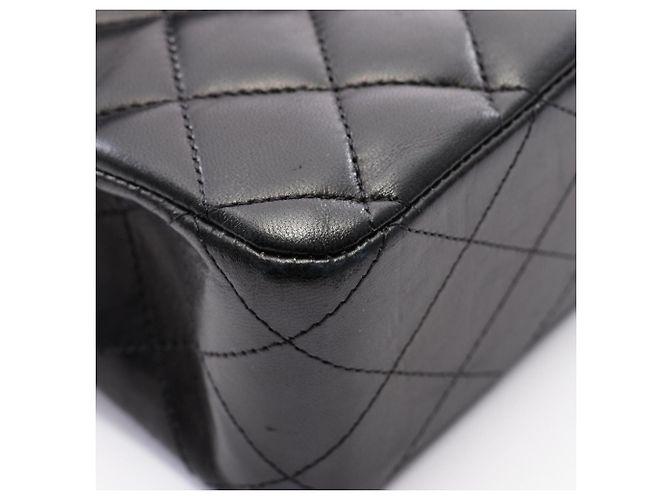 Borsa a tracolla Chanel Matelassé Double Flap Nero - vista 7