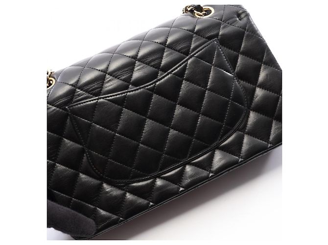 Borsa a tracolla Chanel Matelassé Double Flap Nero - vista 9