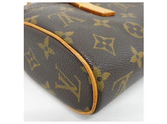 Borsa Louis Vuitton Monogram Sonatine Marrone - vista 3
