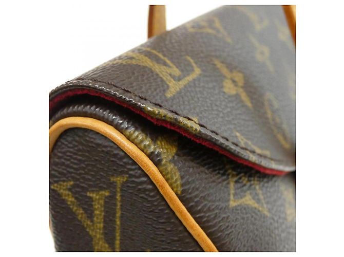 Borsa Louis Vuitton Monogram Sonatine Marrone - vista 4